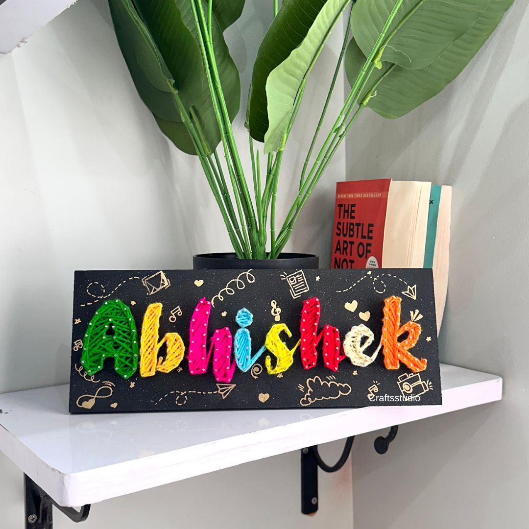 String Art Nameplate