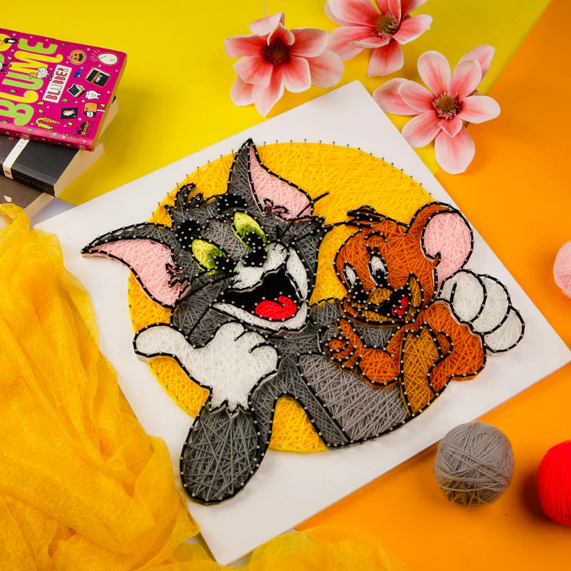 Tom & Jerry Kids String Art
