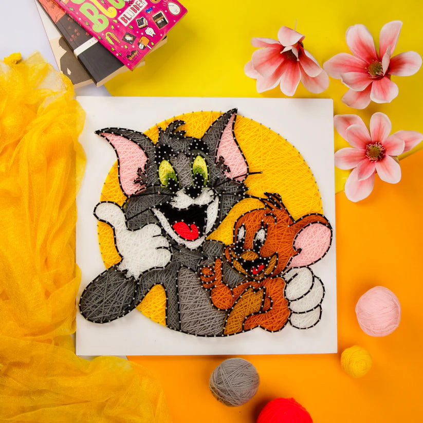 Tom & Jerry Kids String Art