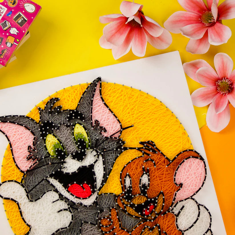 Tom & Jerry Kids String Art